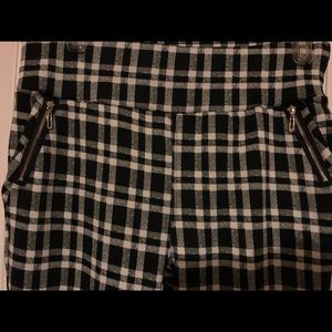 Black and White Checked Sheila Rose Leggings